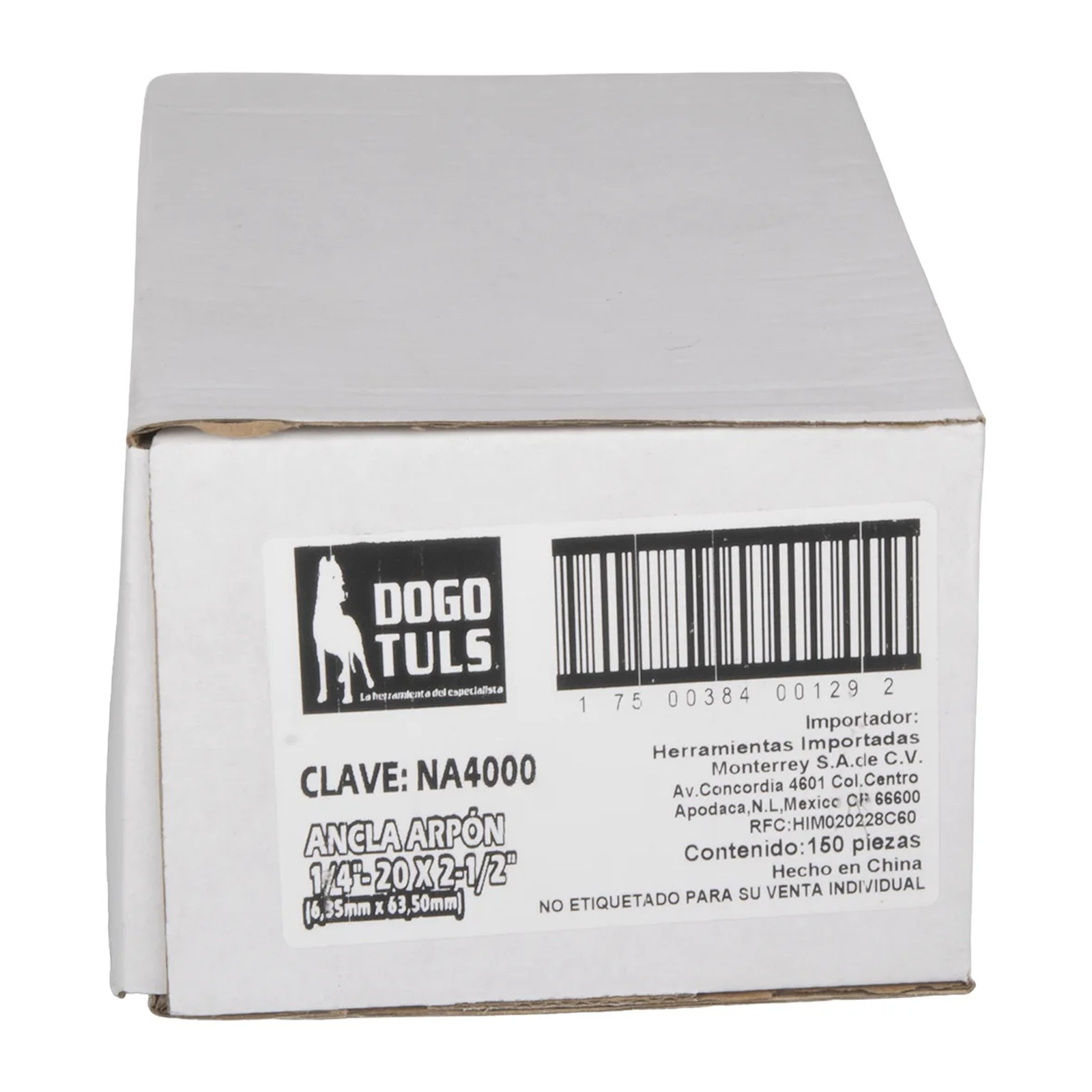 Ancla Arpón 1/4"-20 x 2-1/2" - Imagen 4
