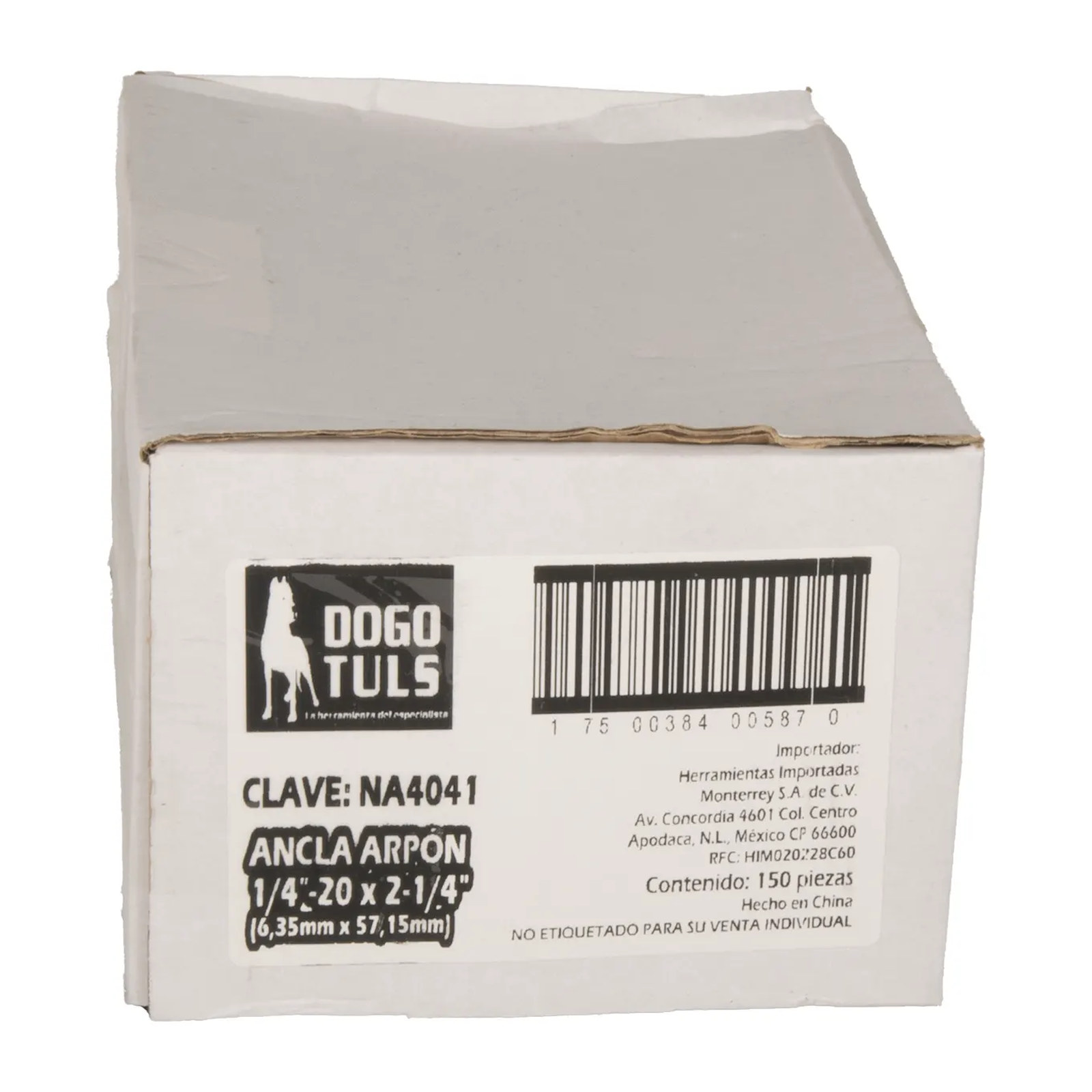 Ancla Arpón 1/4"-20 x 2-1/4" - Imagen 4