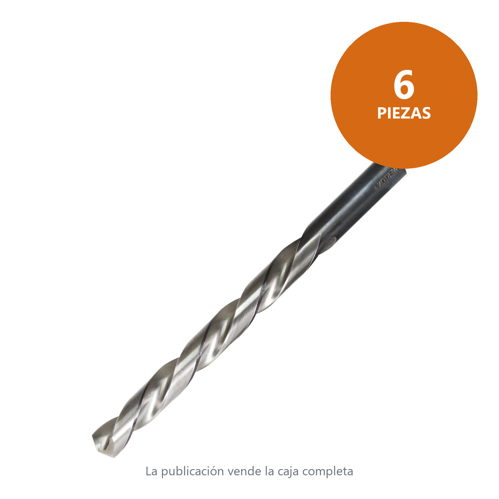BROCA AAV ZANCO RECTO 7/16" WP BLACK & SILVER (Precio x pieza - Empaque c/6 pzas) - Imagen 2