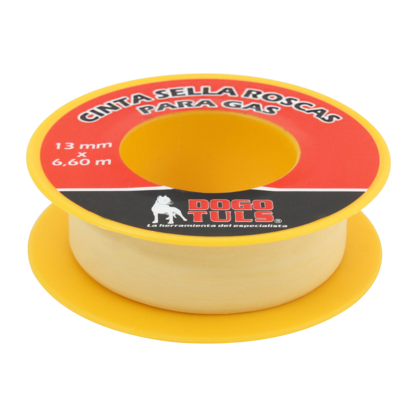 Cinta Sellaroscas 1/2" x 260" para Gas - Paquete 10 Piezas