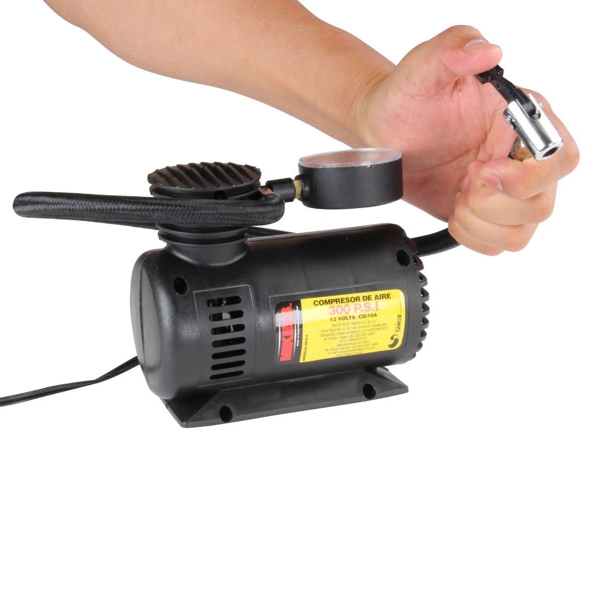 MIKELS NCA-2 Mini Compresor de aire 12 V (250 PSI)
