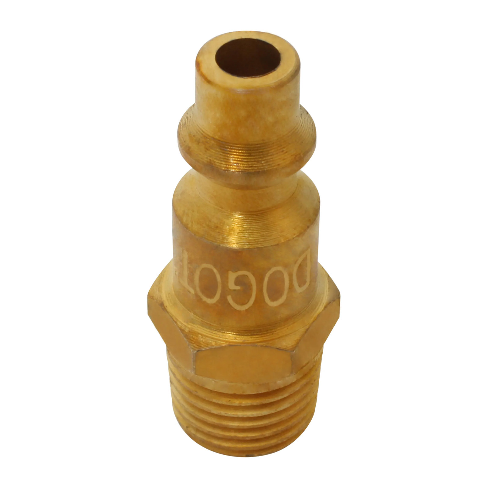Pivote Macho Latón 1/4" NPT - Paquete 10 Piezas