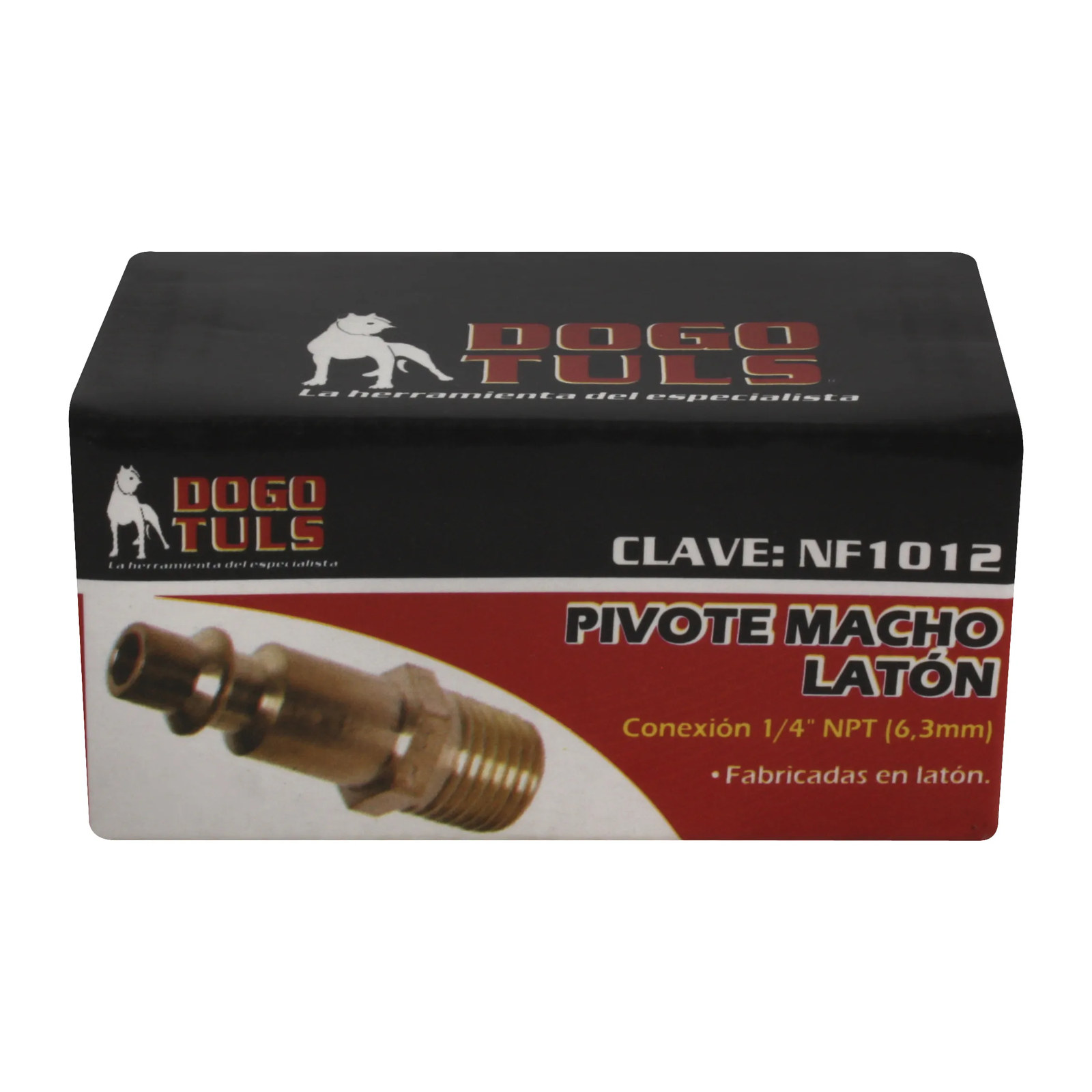 Pivote Macho Latón 1/4" NPT - Imagen 3