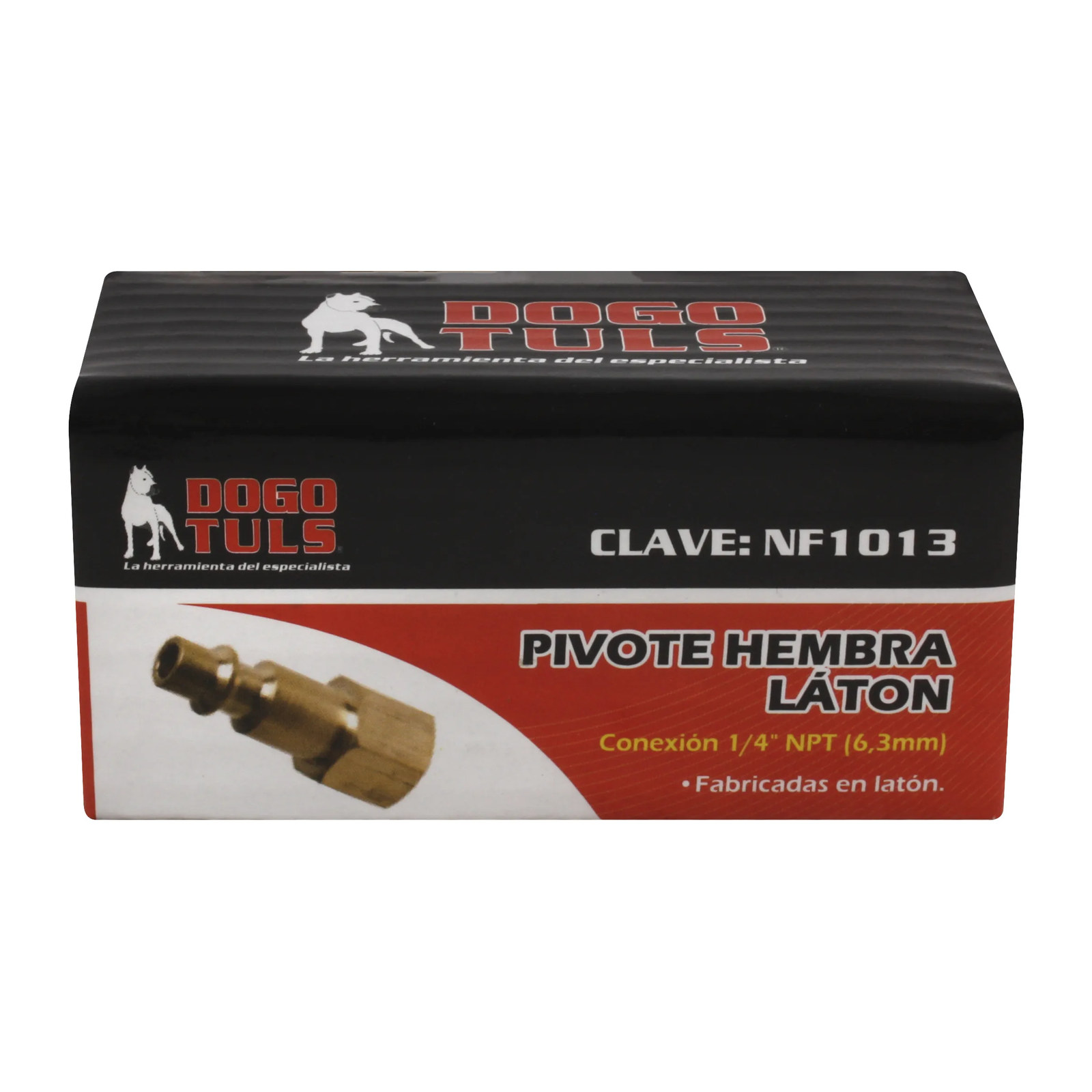 Pivote Hembra Latón 1/4" NPT - Imagen 3