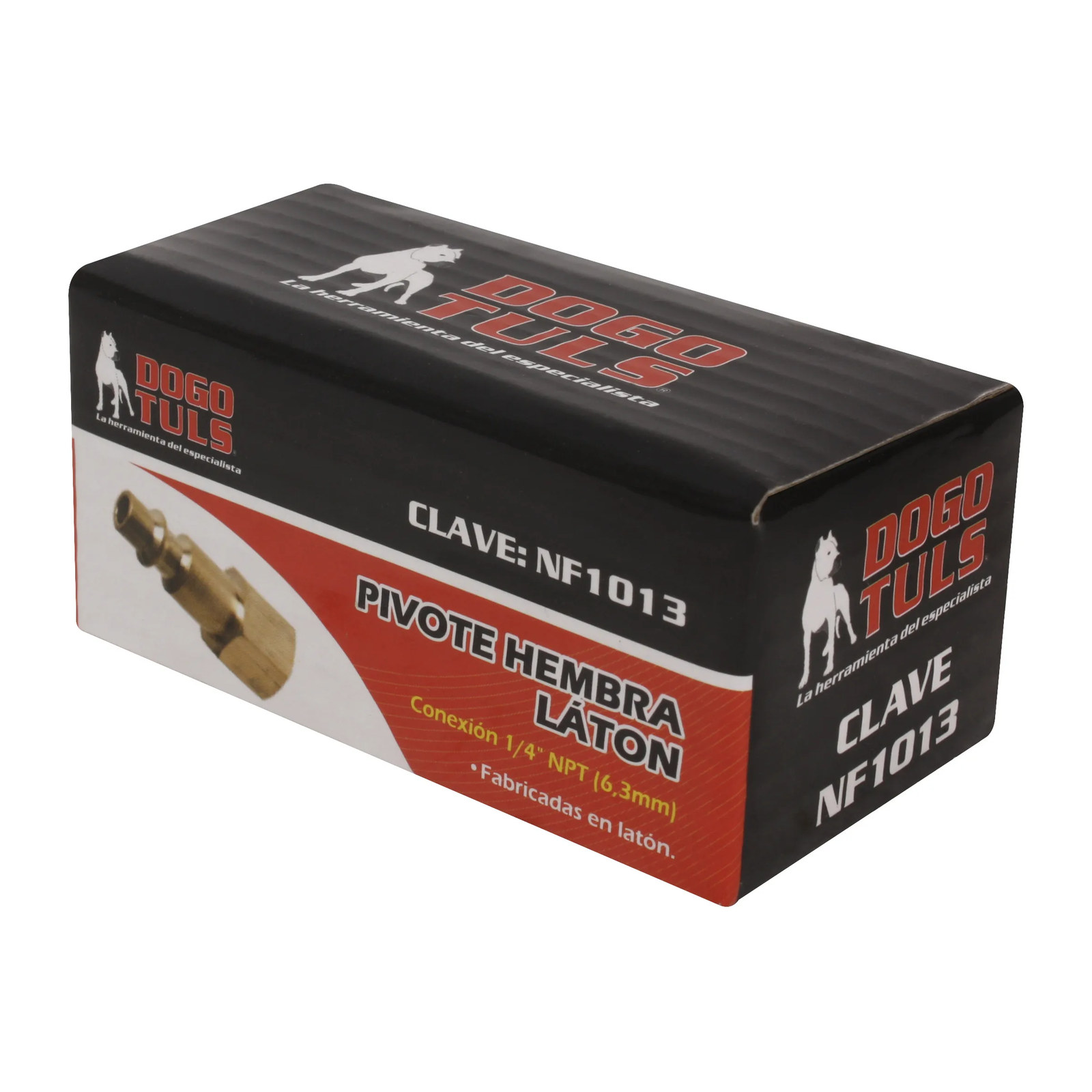 Pivote Hembra Latón 1/4" NPT - Imagen 4