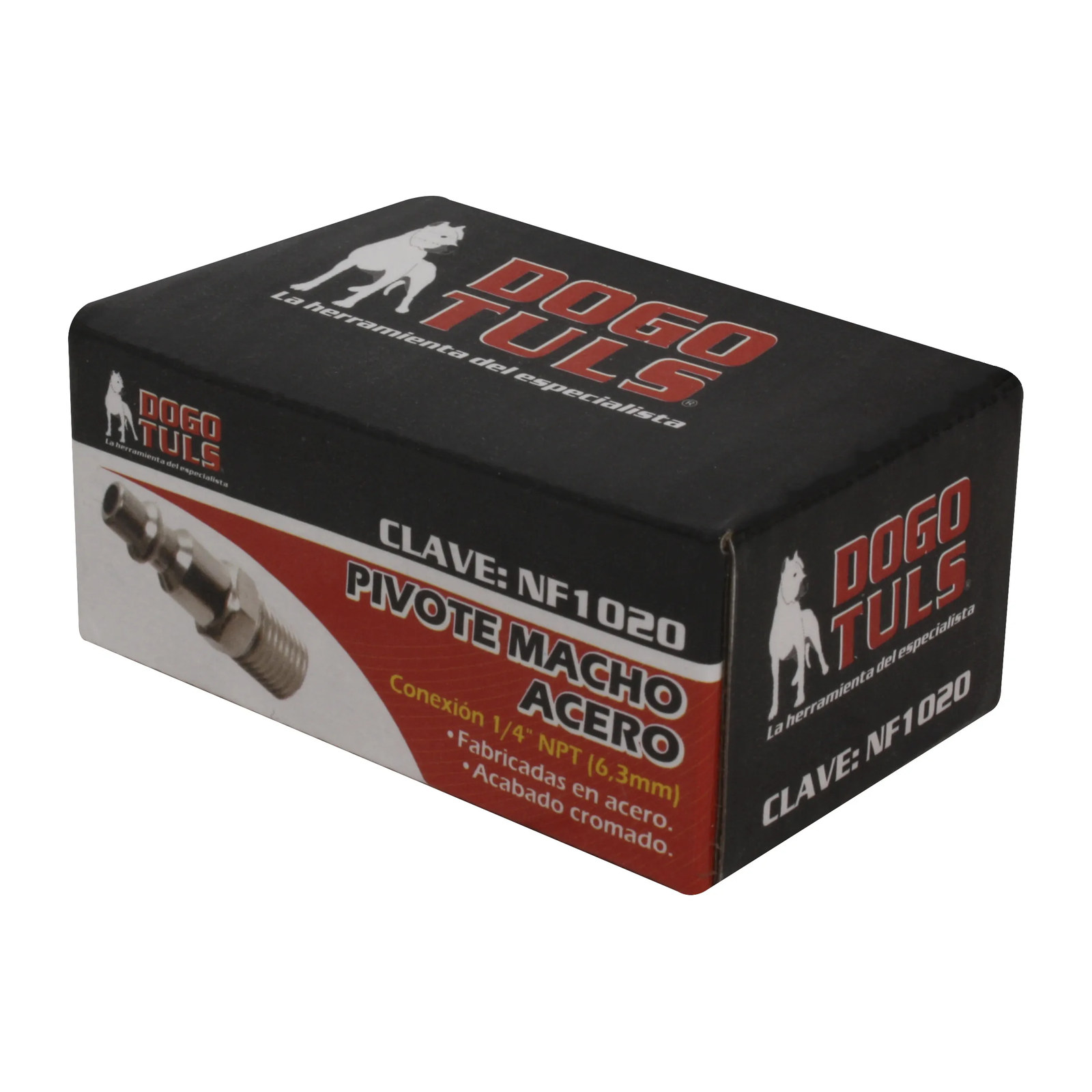 Pivote Macho Acero 1/4" NPT - Imagen 4