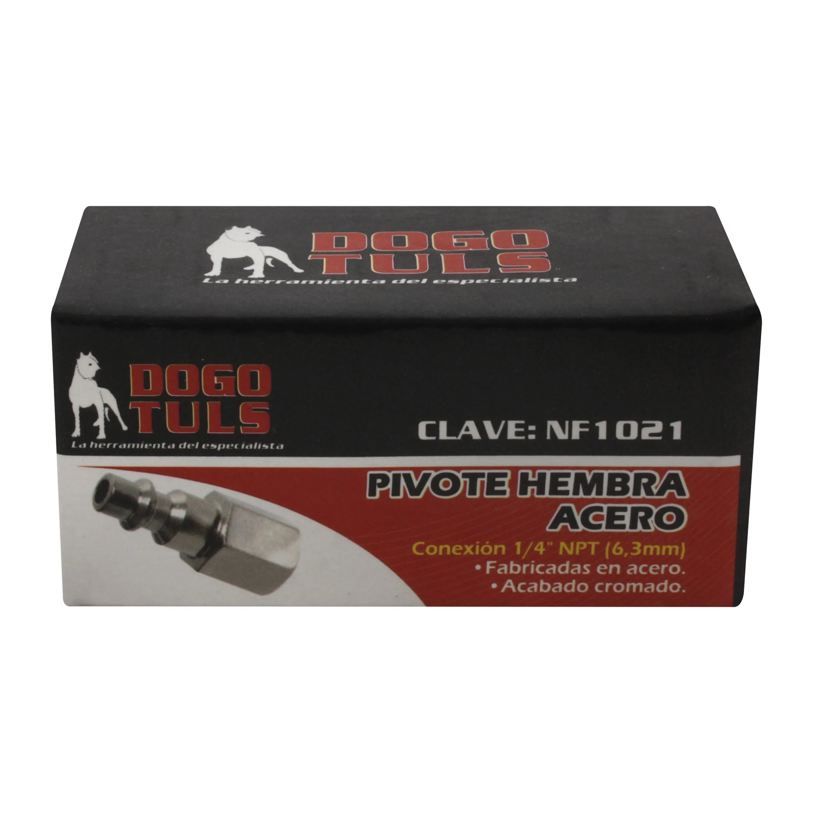 Pivote Hembra Acero 1/4" NPT - Imagen 3