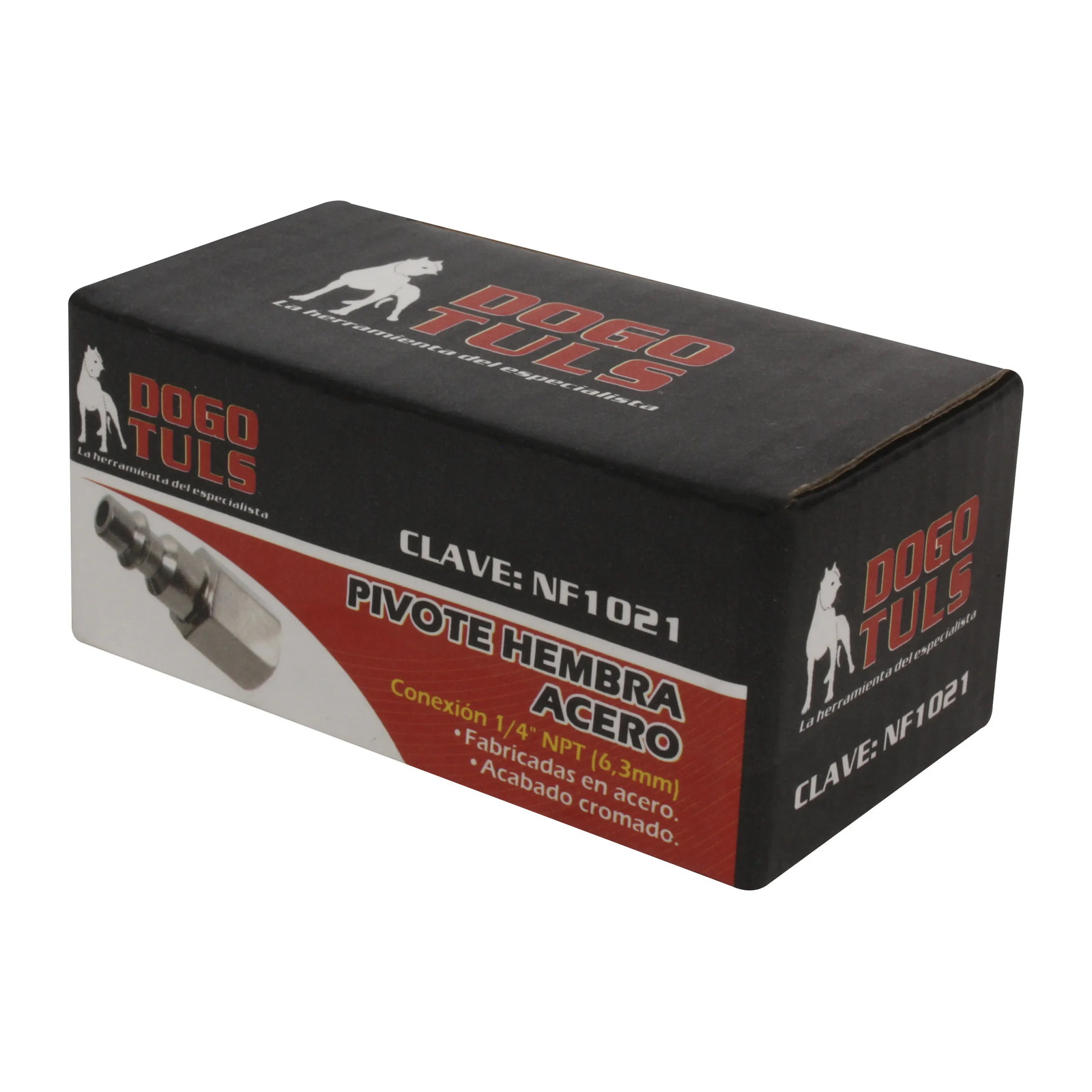 Pivote Hembra Acero 1/4" NPT - Imagen 4