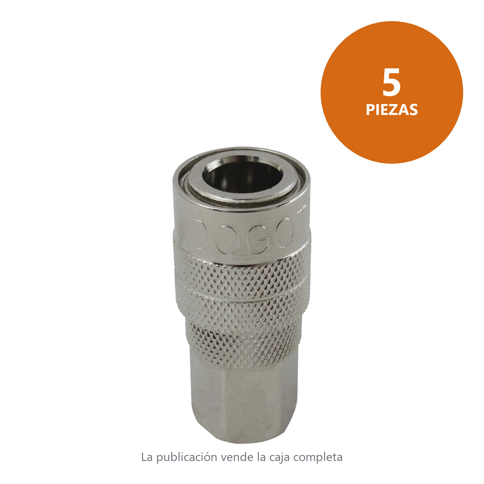 Juego de Conexión Acero 1/4" NPT 5 pzas - Imagen 4