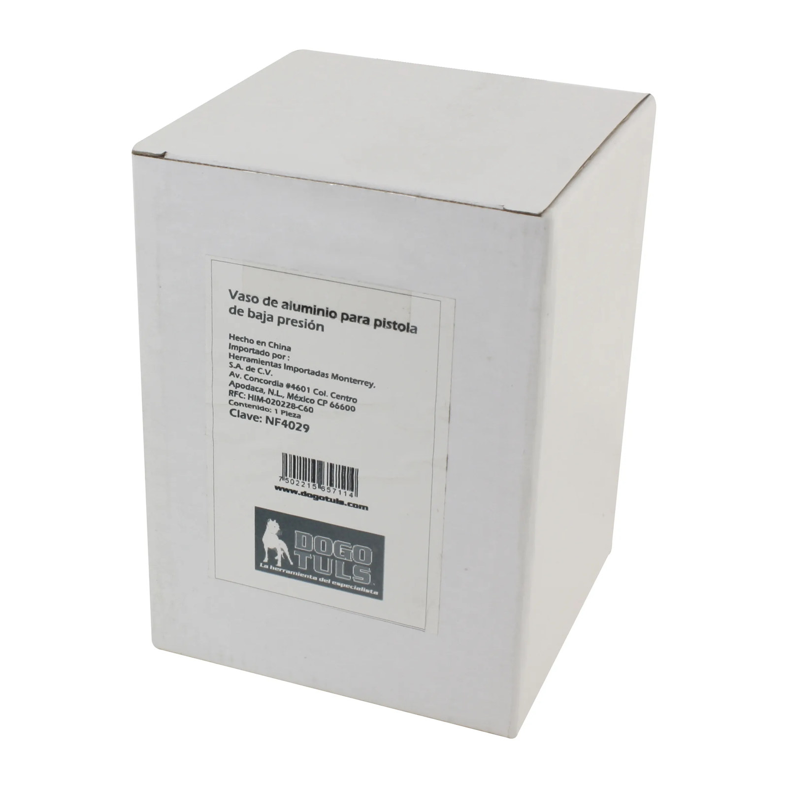 Vaso de Aluminio para Pistola de Baja Presión - Imagen 3