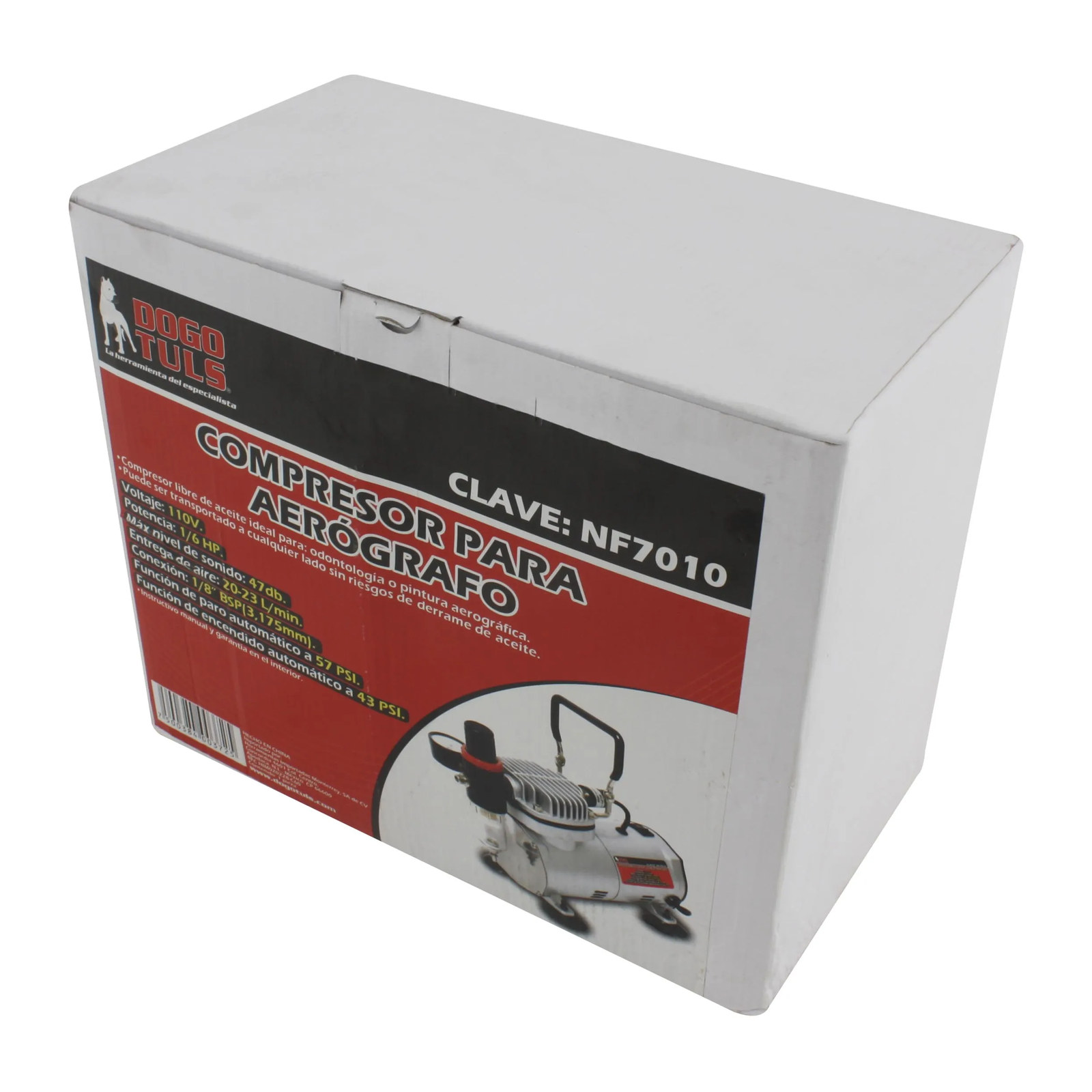 COMPRESOR PARA AEROGRAFO 1/6HP 110V