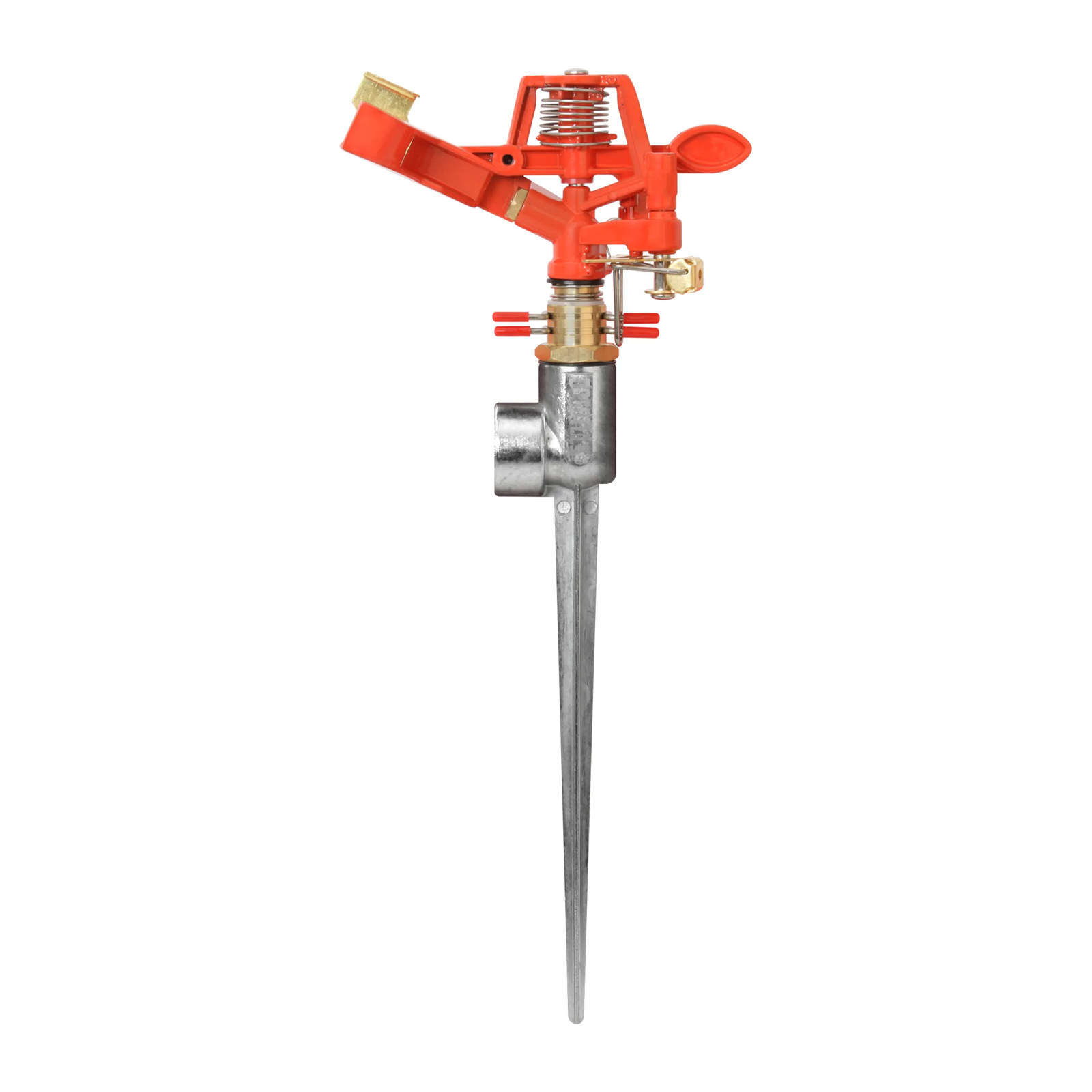Aspersor Metálico 1 Vía Regulable 360° - Paquete 6 Piezas