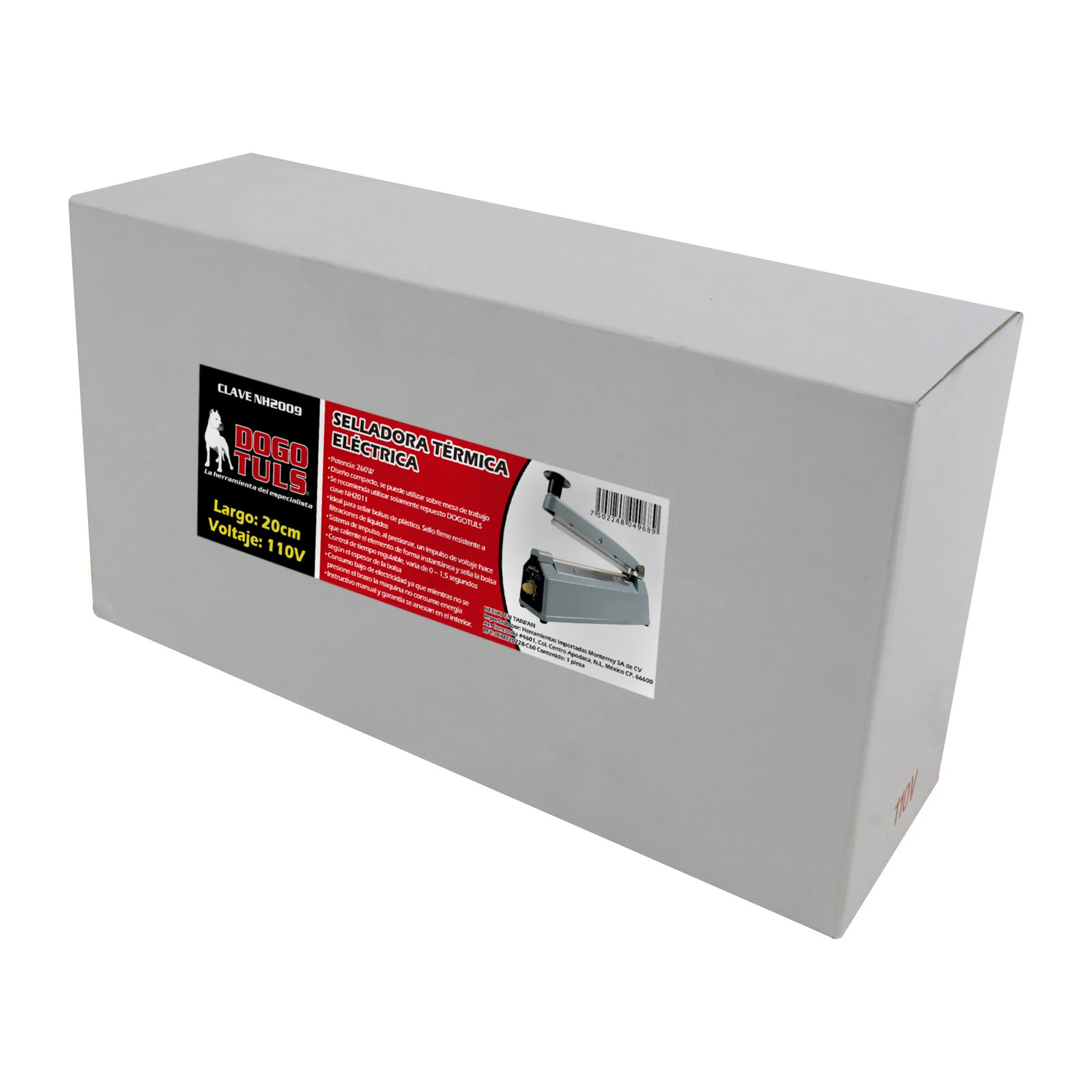 Selladora térmica eléctrica 20 cm 110 V - Imagen 2