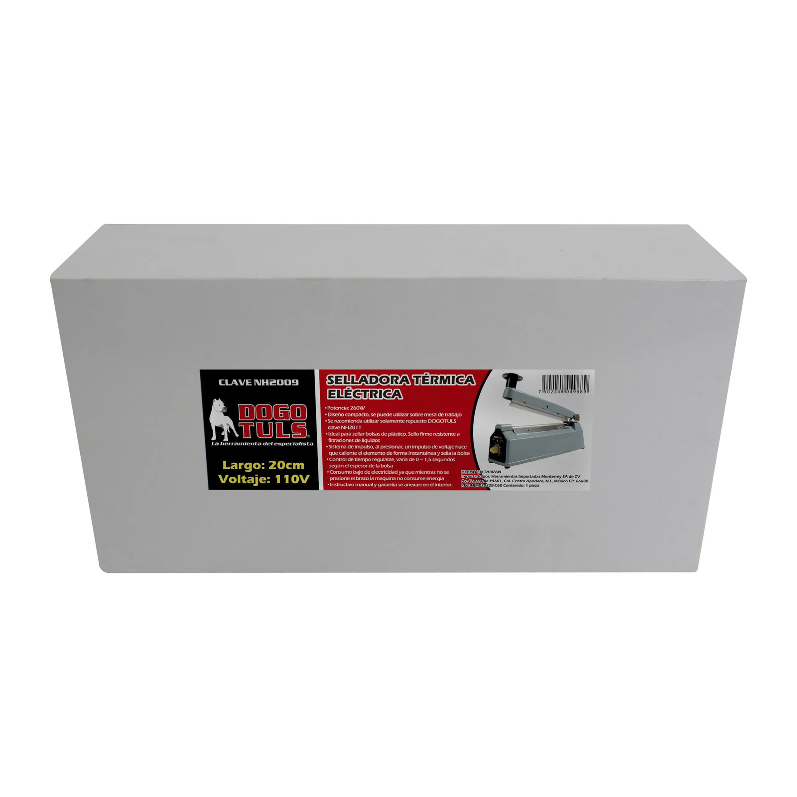 Selladora térmica eléctrica 20 cm 110 V - Imagen 3