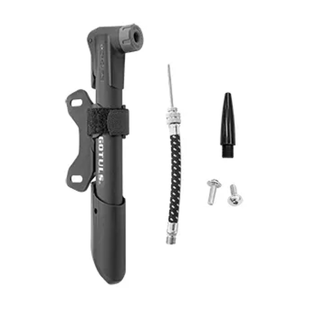 Minibomba para bicicleta 120 PSI con accesorios - Paquete 3 Piezas