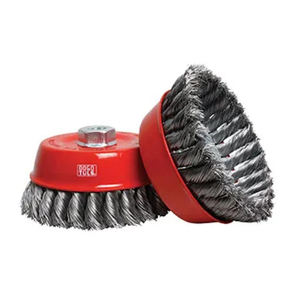 Carda de Copa Trenzada 3" Entrada 5/8"-11NC - Paquete 4 Piezas