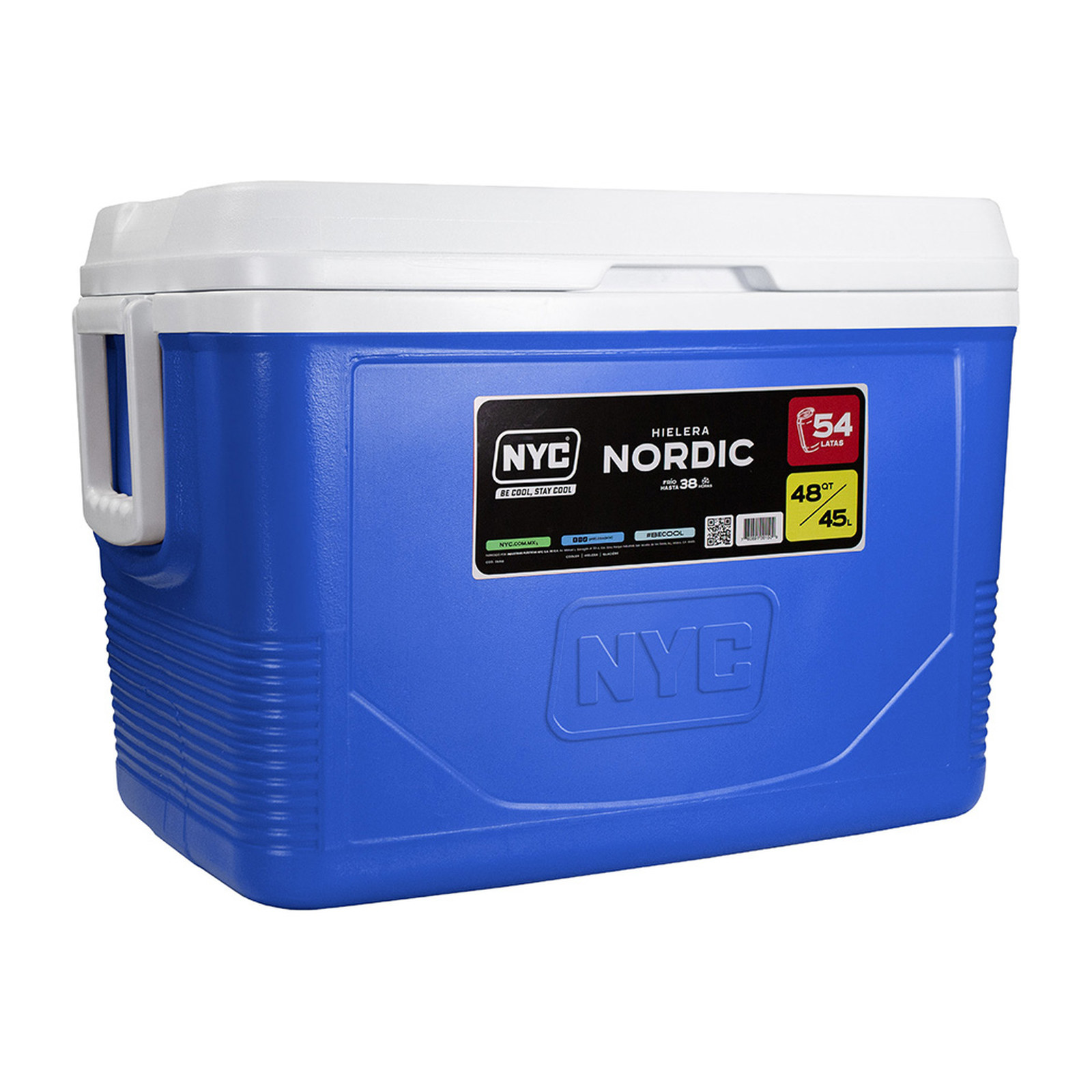 HIELERA NYC NORDIC 48 QTS. AZUL