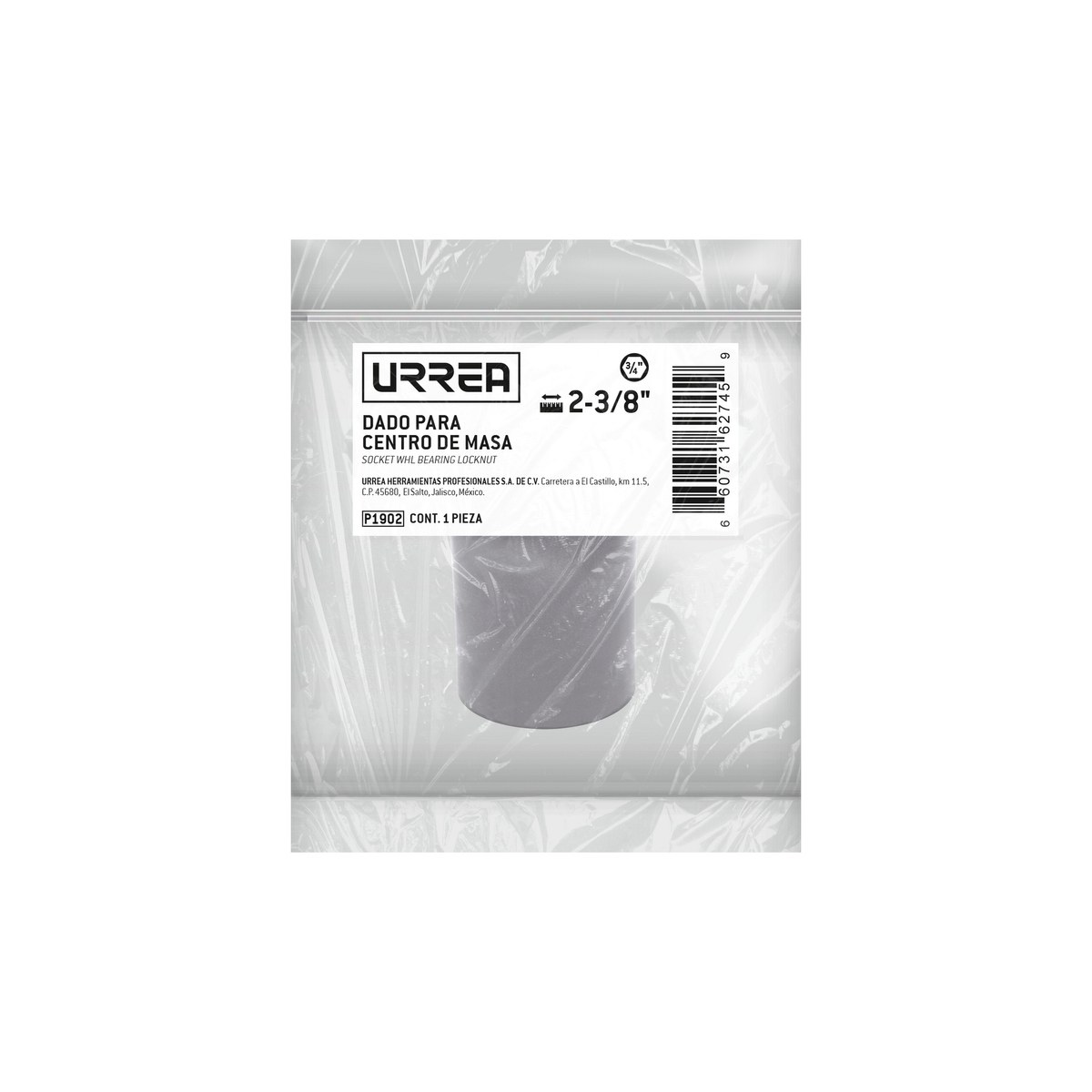 Dado para centros de maza 3/4" x 2-3/8" Urrea - Imagen 2