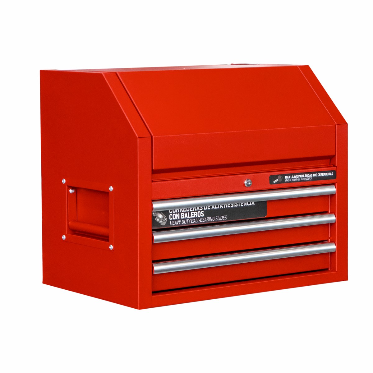 Gabinete superior 3 gavetas color rojo serie P 27" Urrea