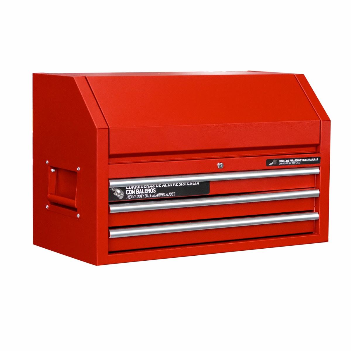 Gabinete superior 3 gavetas color rojo serie P 36" Urrea