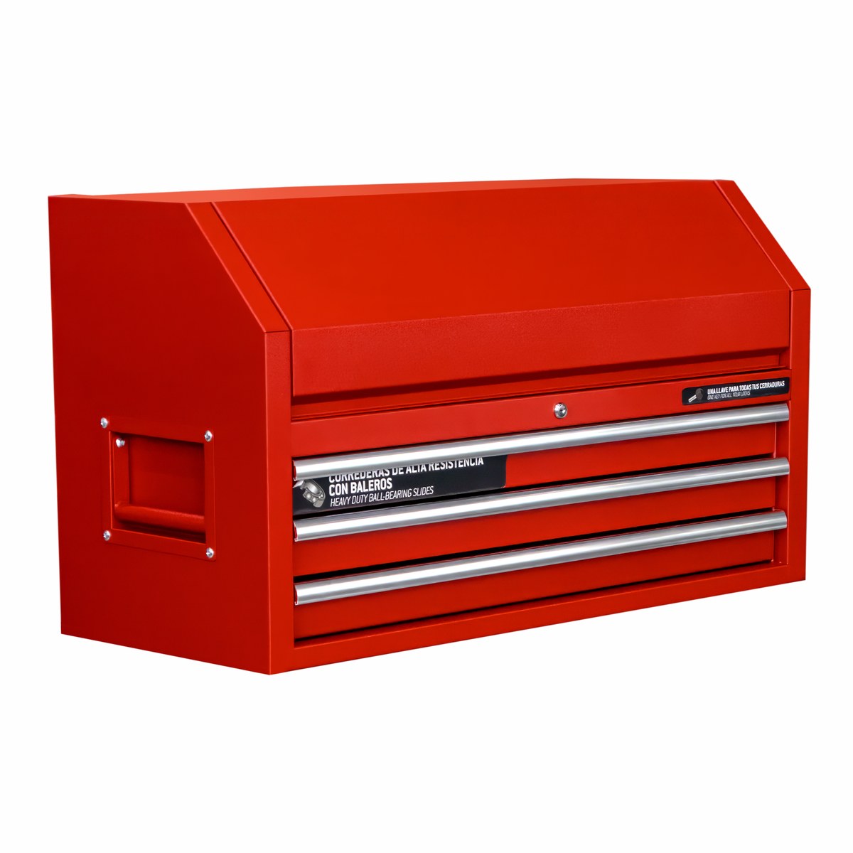 Gabinete superior 3 gavetas color rojo serie P 41" Urrea