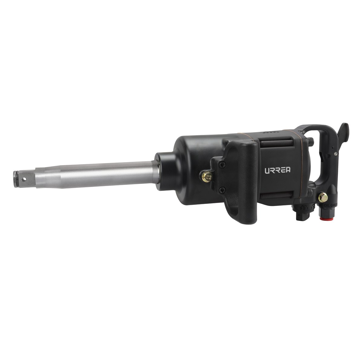 Pistola de impacto neumática cuadro de 1" 1,535 Ft-lb con extensión 9" sistema twin hammer Urrea