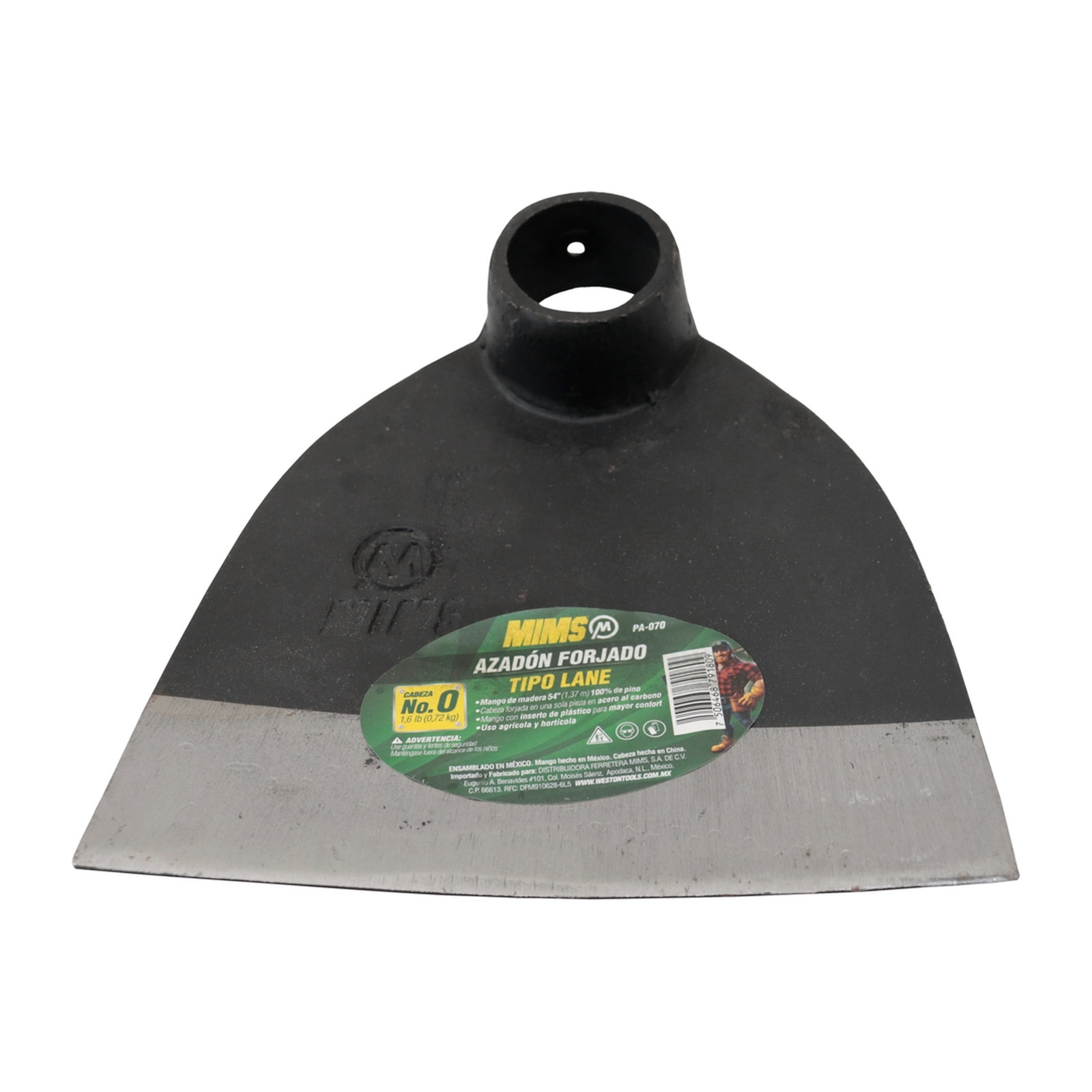 AZADON FORJADO TIPO LANE NO-0 1.6 LB (0.7KG) SIN MANGO - Imagen 2