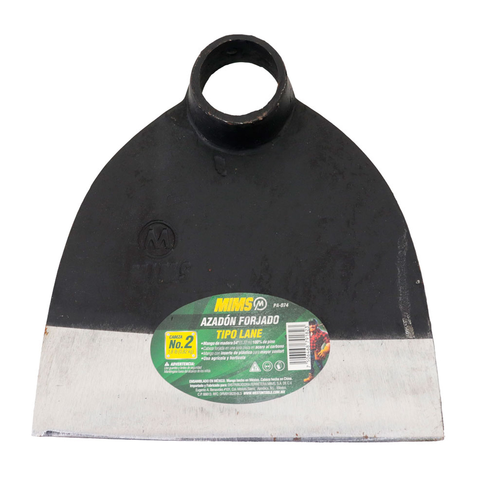 AZADON FORJADO TIPO LANE NO-2 1.8 LB (0.8KG)  SIN MANGO - Imagen 2
