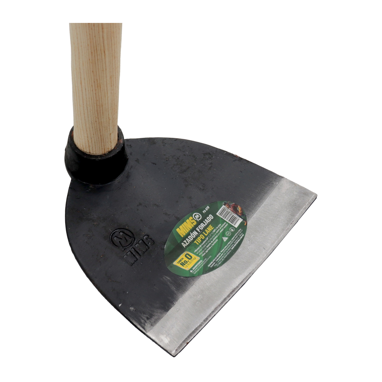 AZADON FORJADO TIPO LANE NO-0 1.6 LB (0.7KG) CON MANGO DE MADERA - Imagen 2