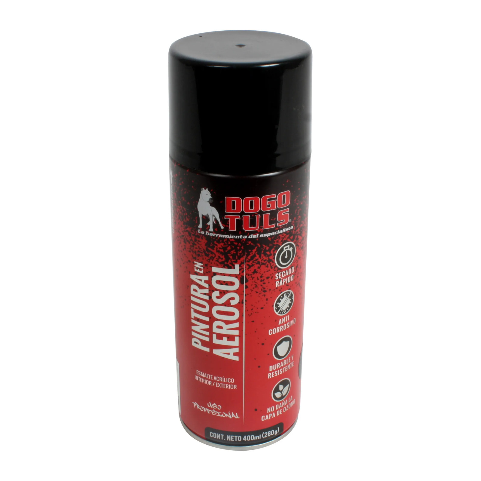 PINTURA AEROSOL BRILLANTE NEGRO - Imagen 2