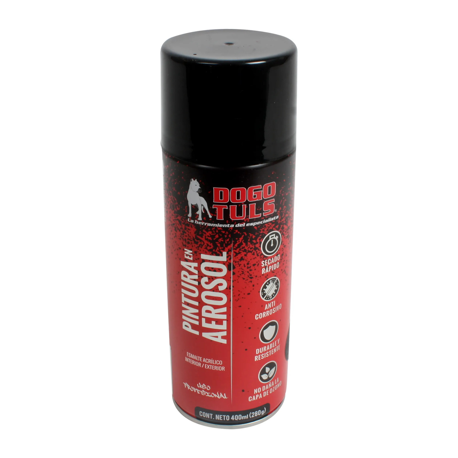 PINTURA AEROSOL BRILLANTE NEGRO SATINADO - Imagen 3