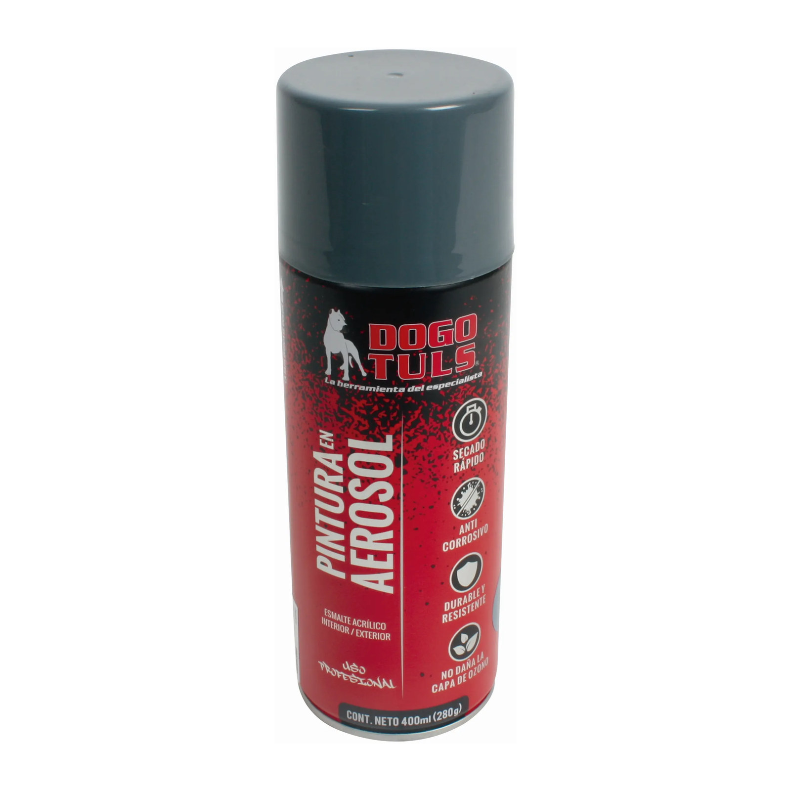PINTURA AEROSOL BRILLANTE GRIS - Imagen 3