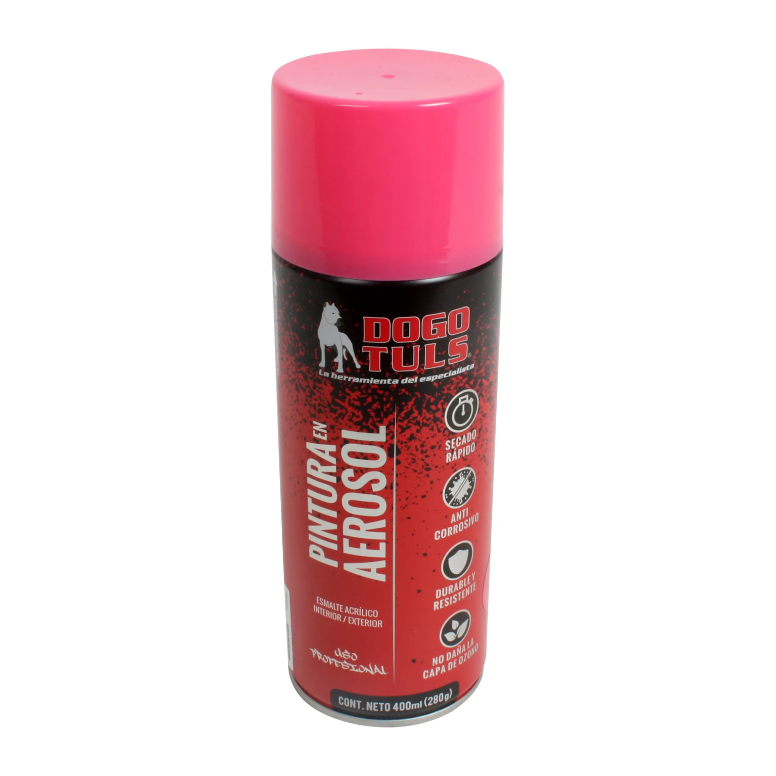 Pintura Aerosol Brillante Rosa Mexicano - Paquete 6 Piezas