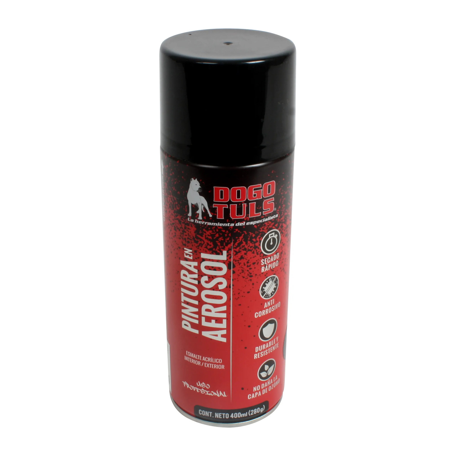 Pintura Aerosol Mate Negro - Paquete 6 Piezas