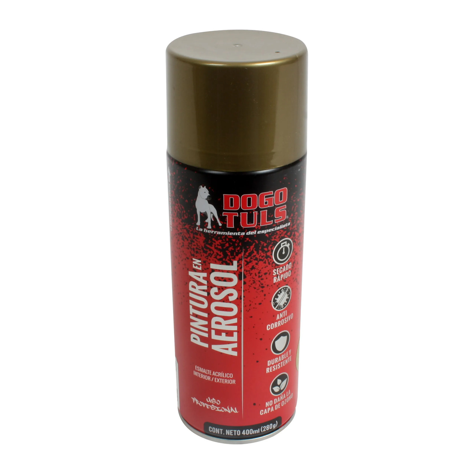 Pintura Aerosol Oro Rico - Paquete 6 Piezas