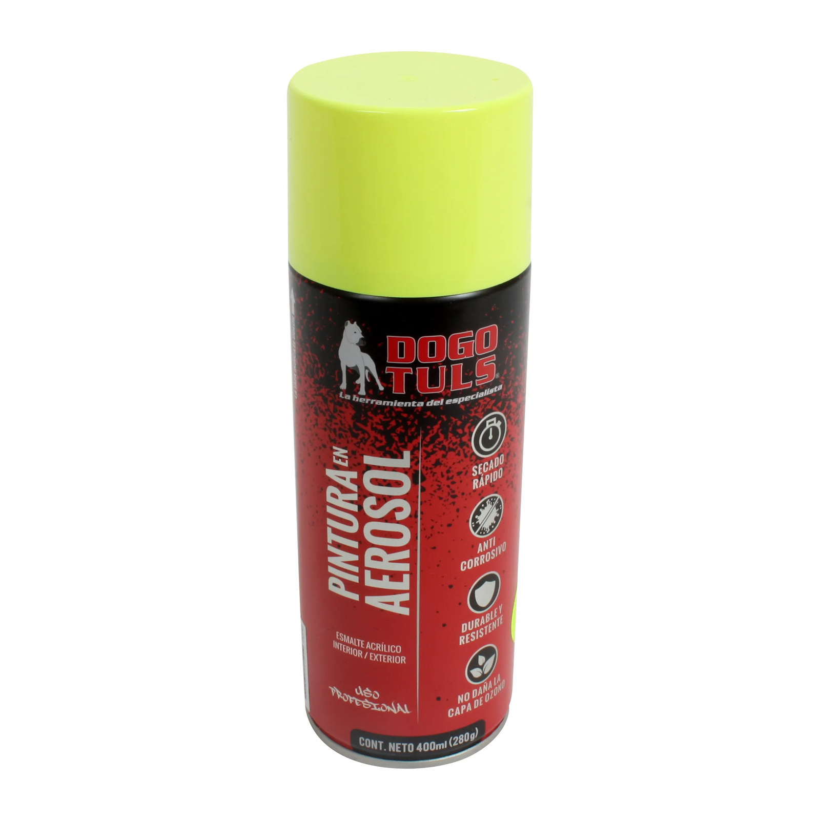 Pintura Aerosol Amarillo Fluorescente - Paquete 6 Piezas