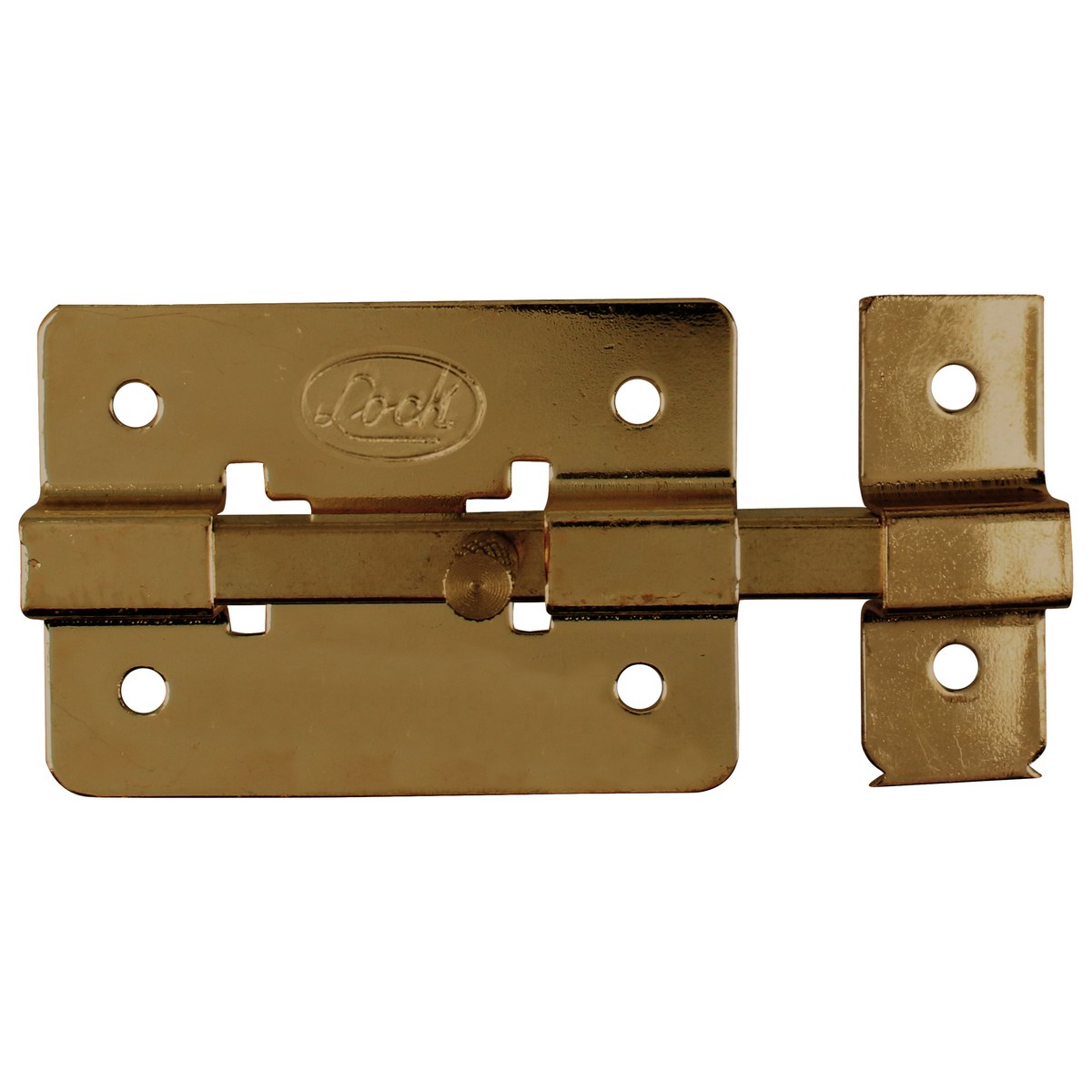Pasador de sobreponer de barra latón antiguo 10 cm Lock