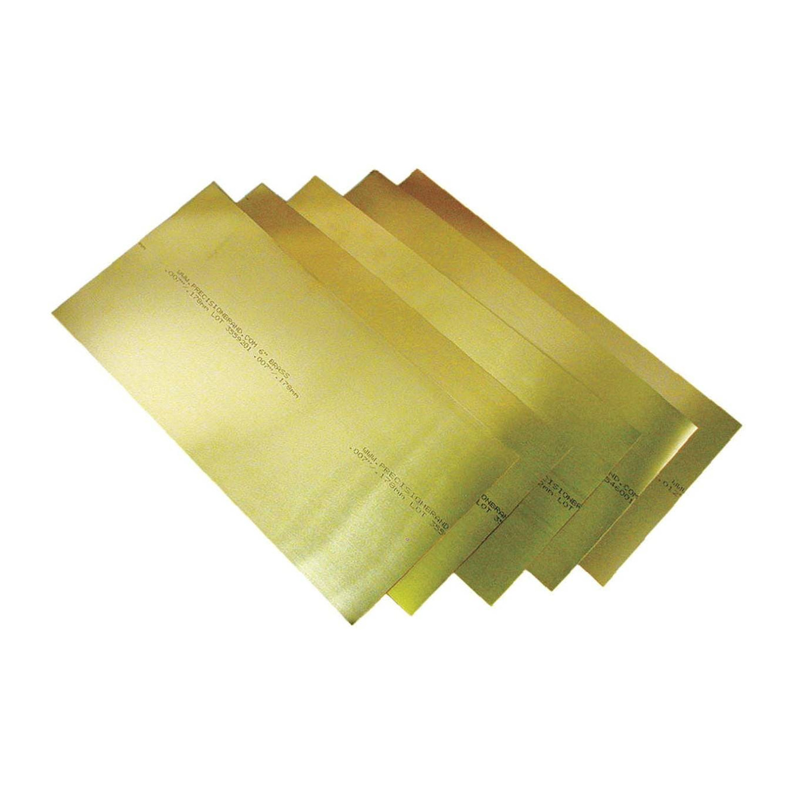 Juego de Lainas de Latón 6" x 12" 15 Piezas Precision Brand