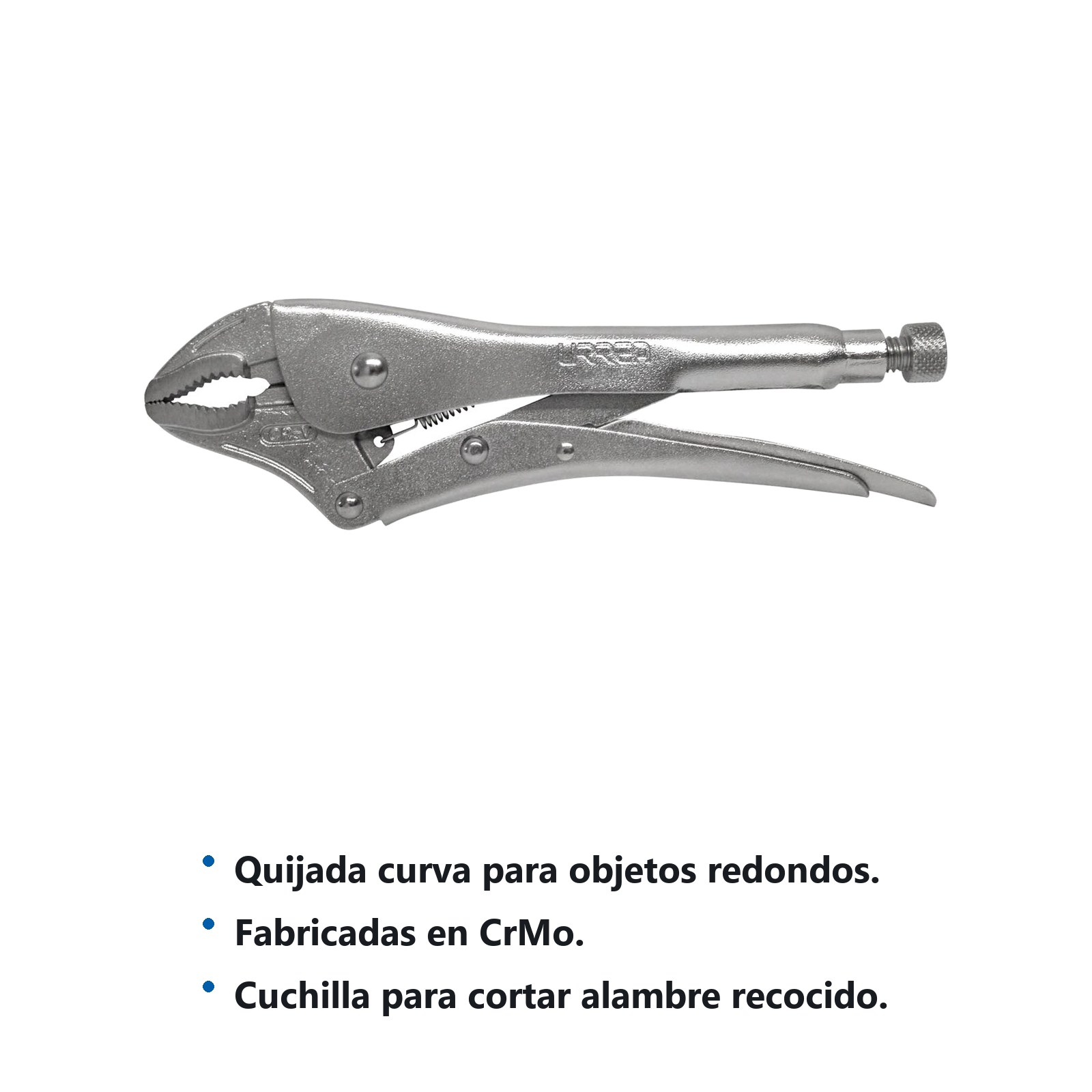Pinza de presión de 4" quijada curva Urrea - Imagen 2
