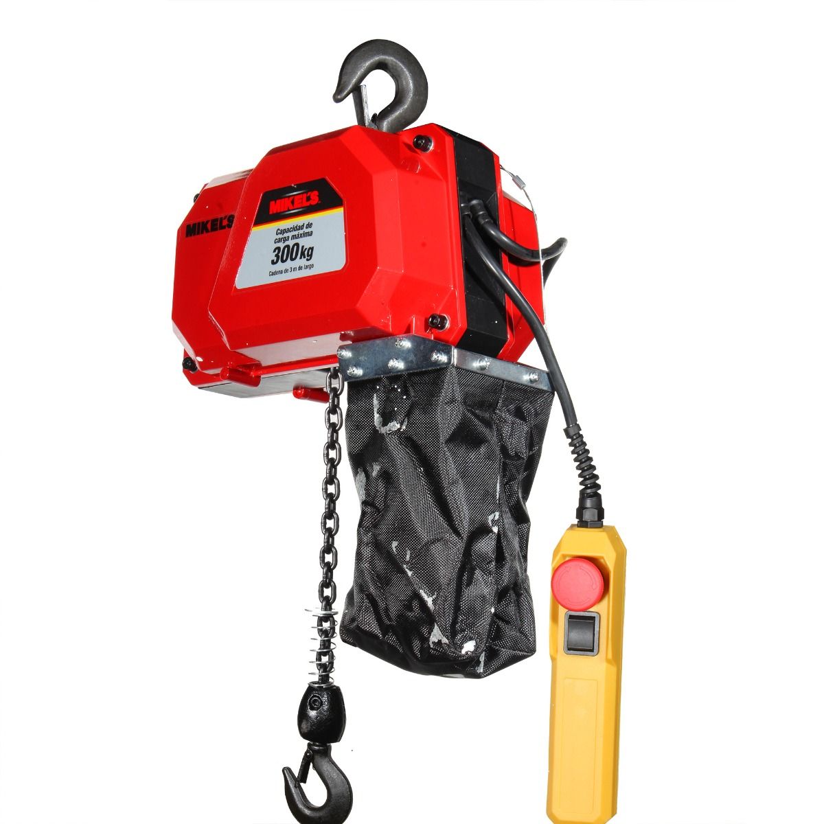 MIKELS PEC-300 Polipasto eléctrico (300 kgs, cadena 3 mts) - Imagen 2
