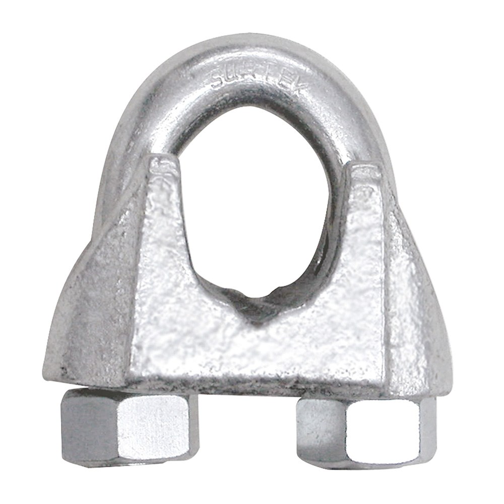 Perro de hierro maleable para cable de acero 1/2" Surtek