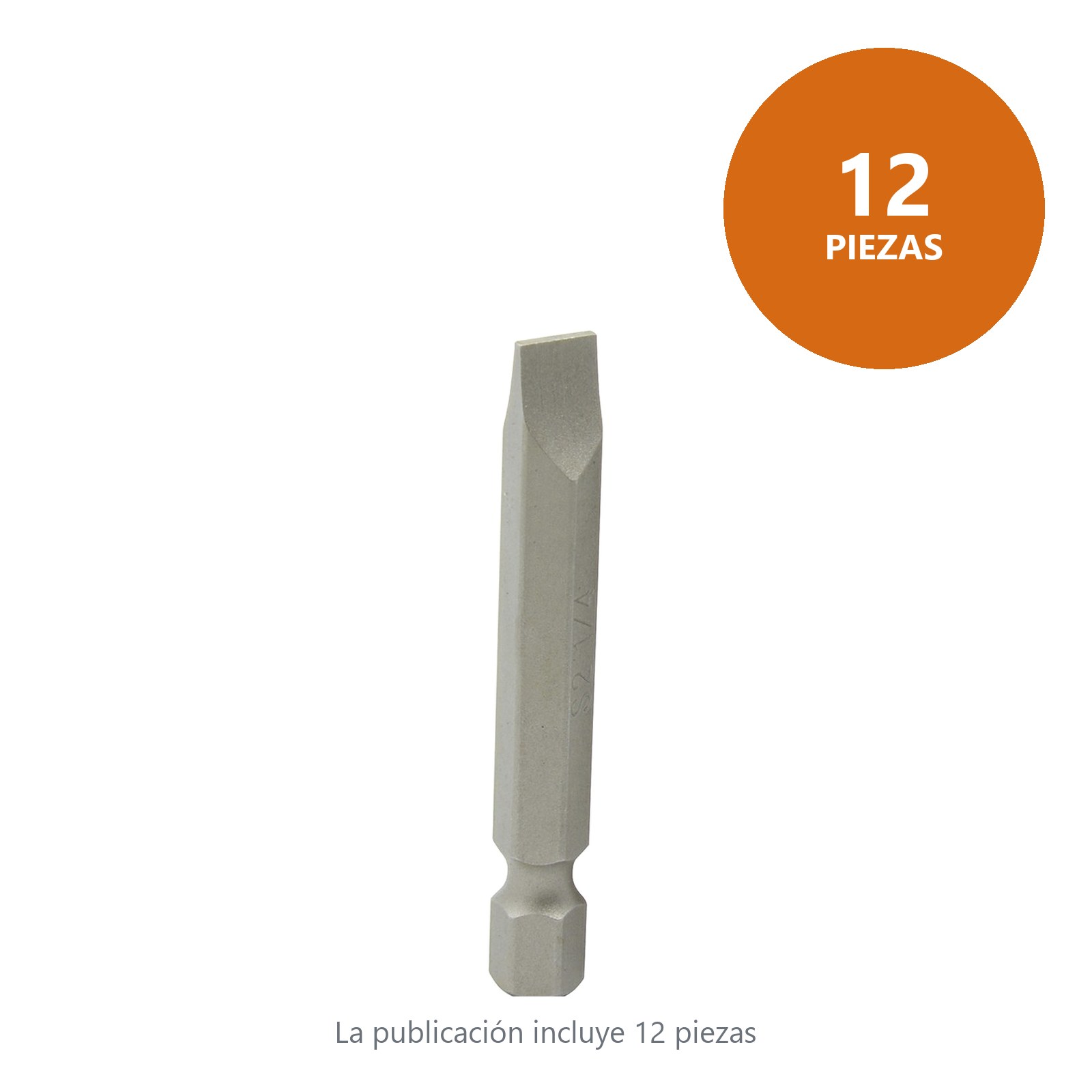 Punta plana para destornillador hexágono de 1/4", 3/16" x 2" Surtek - Imagen 3