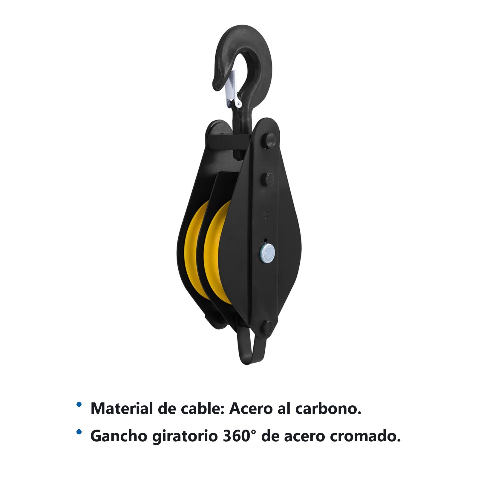 Polea giratoria 5", 4.8 Kg Surtek - Imagen 2