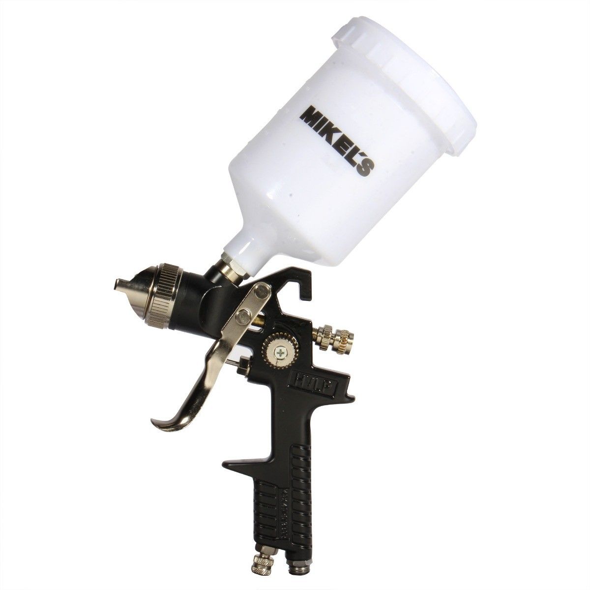 MIKELS PGP-600 Pistola de aire para pintar HVLP gravedad (600 ml / 50 PSI) - Imagen 2