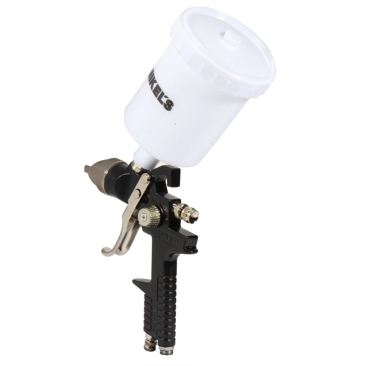 MIKELS PGP-600 Pistola de aire para pintar HVLP gravedad (600 ml / 50 PSI) - Imagen 3