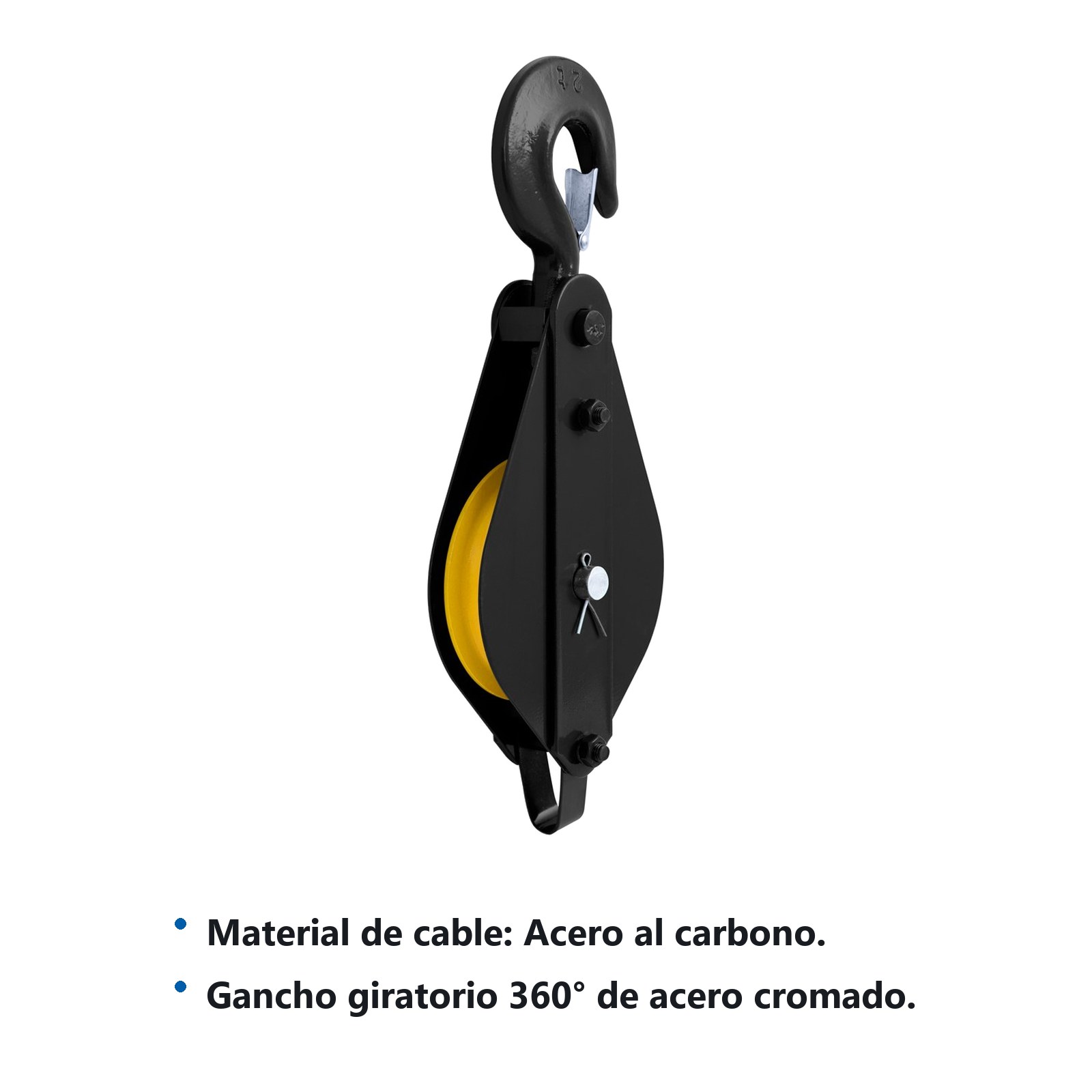 Polea giratoria 4", 1.9 Kg Surtek - Imagen 2