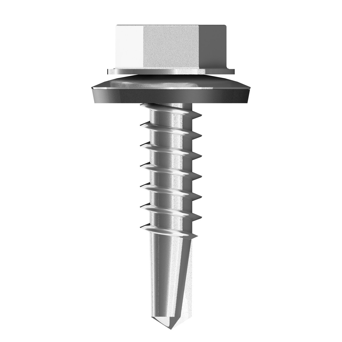 Pija cabeza hexagonal con punta de broca 1" x #14, 100 piezas Surtek - Imagen 3
