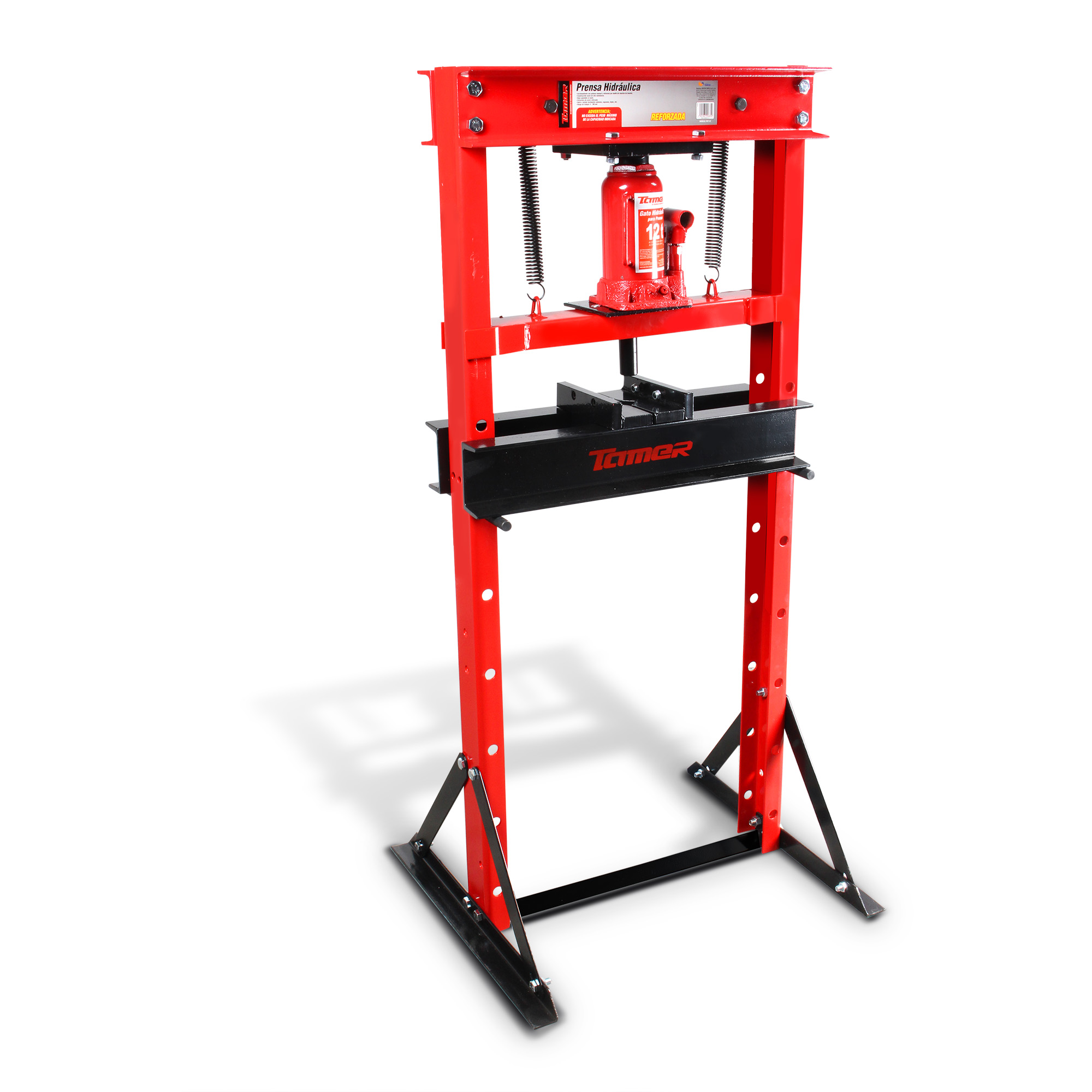 TAMER PHT-12 Prensa hidráulica con gato hidráulico (12 ton)