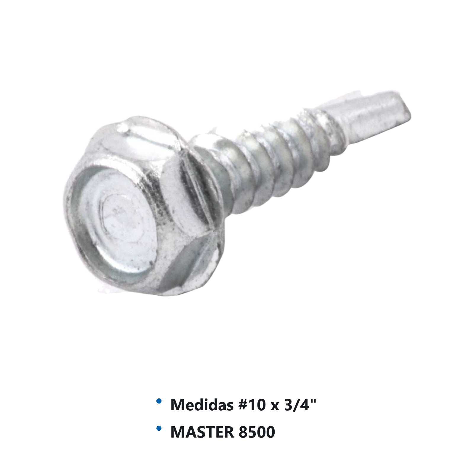 PIJA PUNTA D/BROCA GALV. #10x3/4" (Precio x Caja - caja c/8500 piezas) - Imagen 2