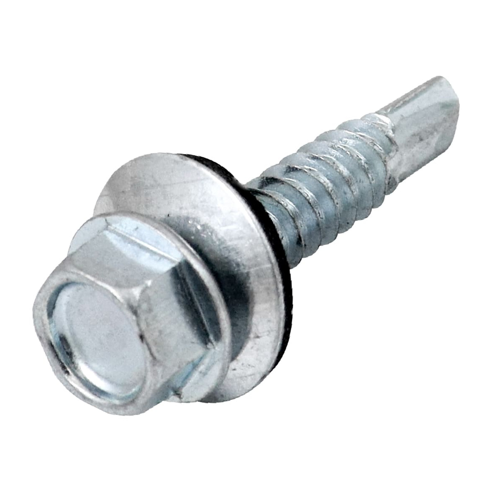 Pija Punta de Broca con Rondana Galvanizada #14 x 2-1/2" Weston (Caja con 200 piezas)
